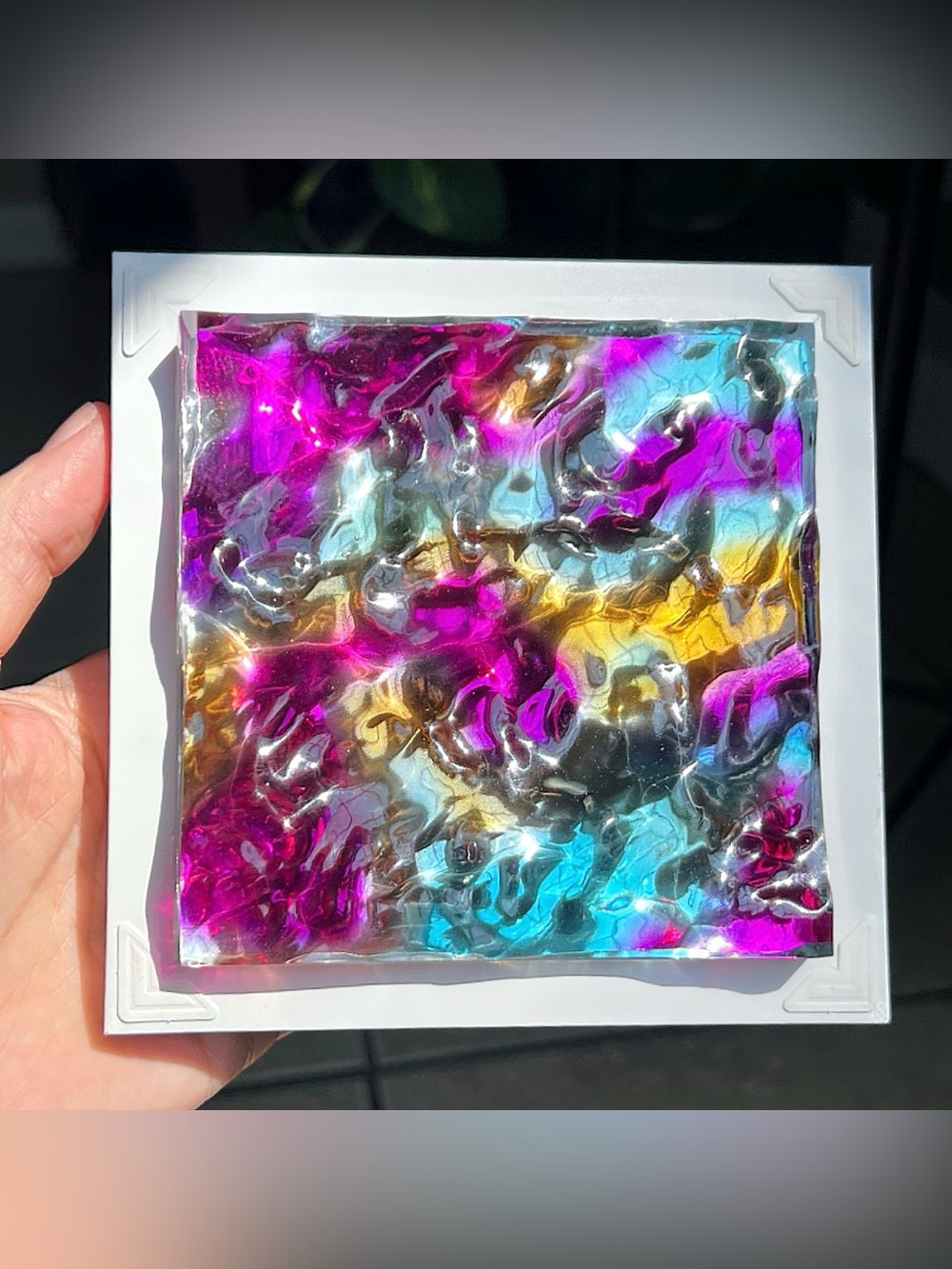 Metallic Mirage Aqua Art